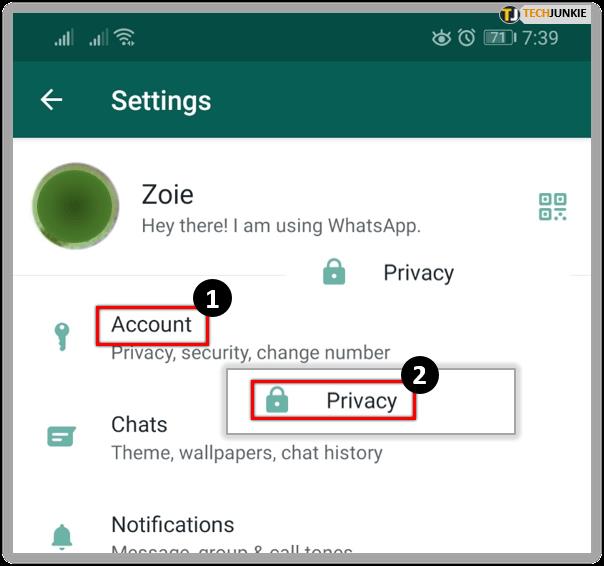 Comment bloquer un contact dans WhatsApp