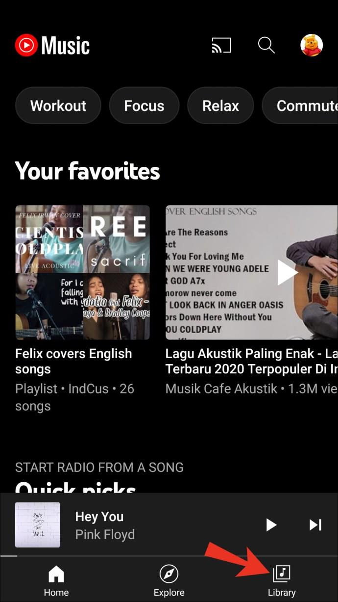 YouTube Music में लाइब्रेरी से गाने कैसे जोड़ें या निकालें