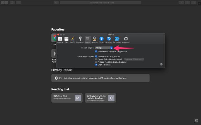 Comment changer le moteur de recherche par défaut dans Safari pour Mac OS X