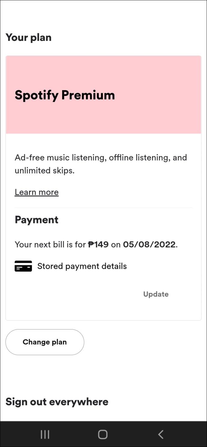 Comment changer le mode de paiement dans Spotify