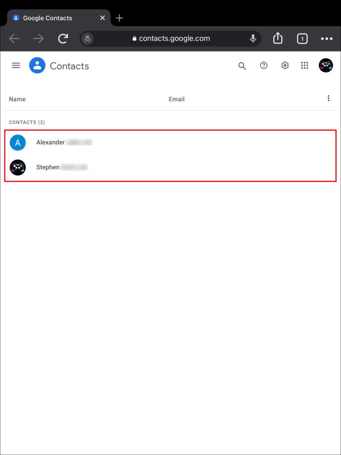 Comment trouver vos contacts dans Gmail