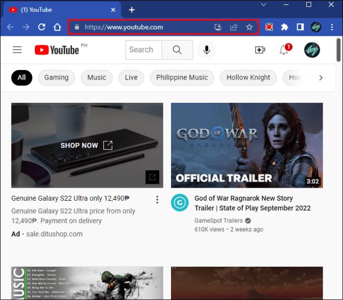 Sejarah Tontonan YouTube Tidak Kemas Kini?  Cuba ini