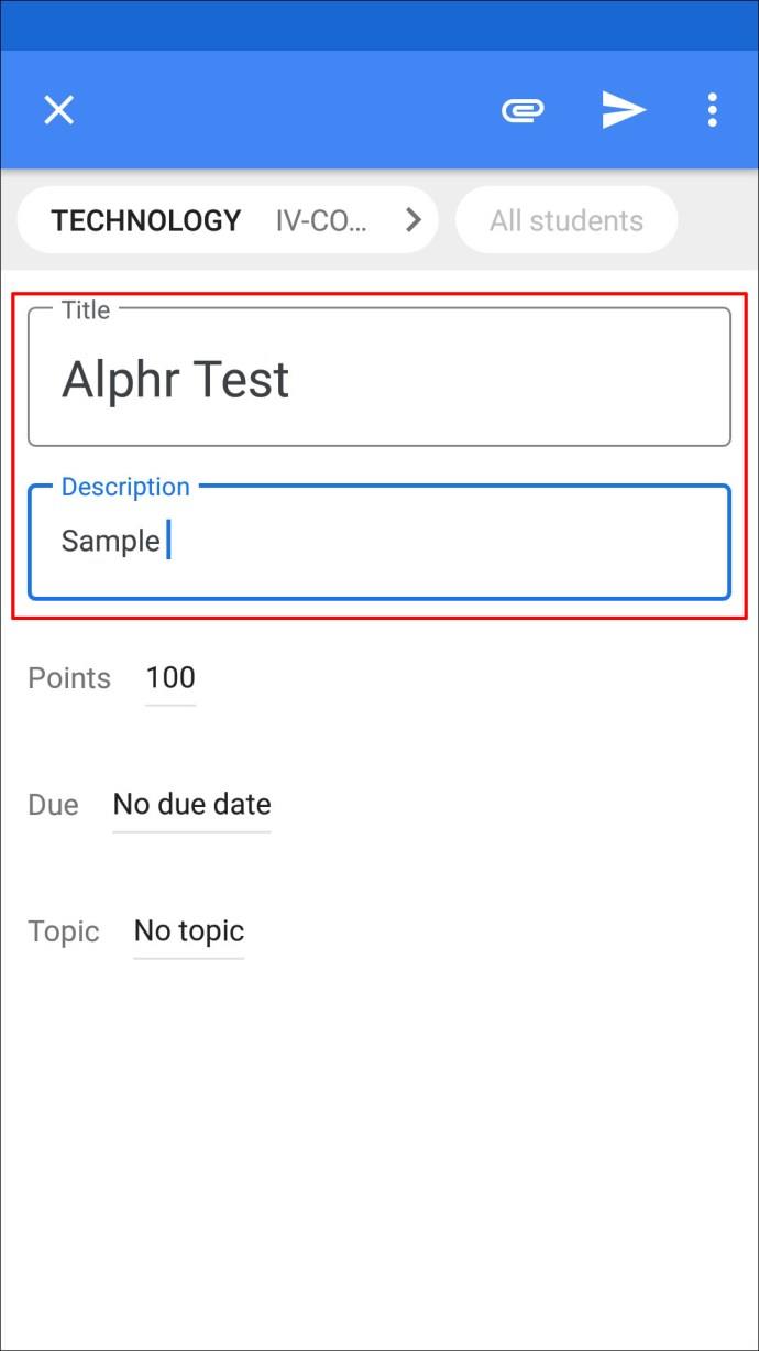 كيفية إنشاء واجب في Google Classroom