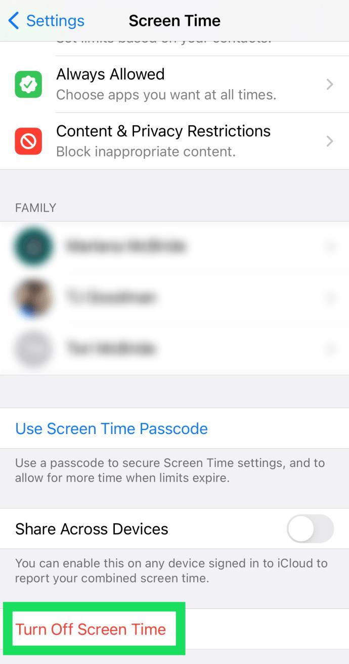 How To Turn Off Screen Time On The IPhone Or IPad