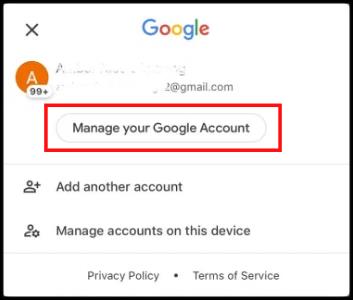 Comment changer le compte Google par défaut