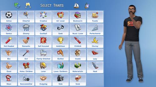 Comment changer les traits dans Les Sims 4
