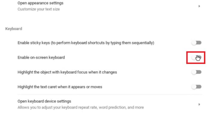 How To Disable The Keyboard On A Chromebook