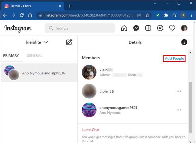 How To Add And Remove People From Instagram Groups