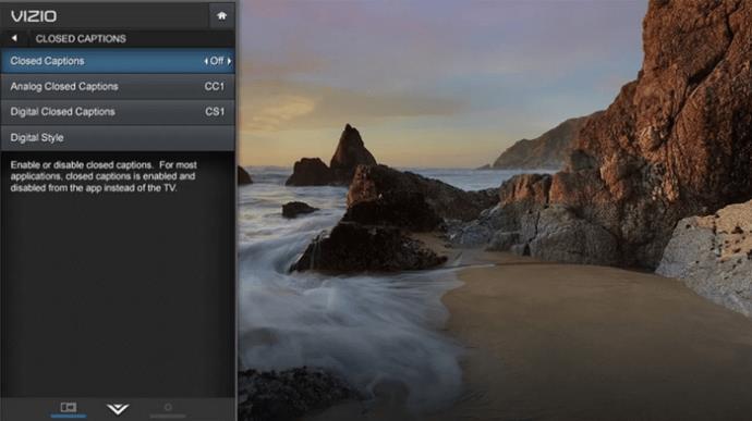 Vizio TV에서 자막을 켜거나 끄는 방법