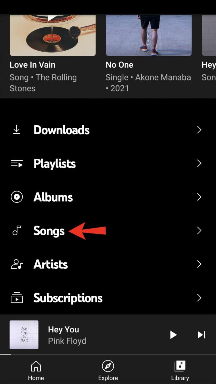 How To Add Or Remove Songs From The Library In YouTube Music