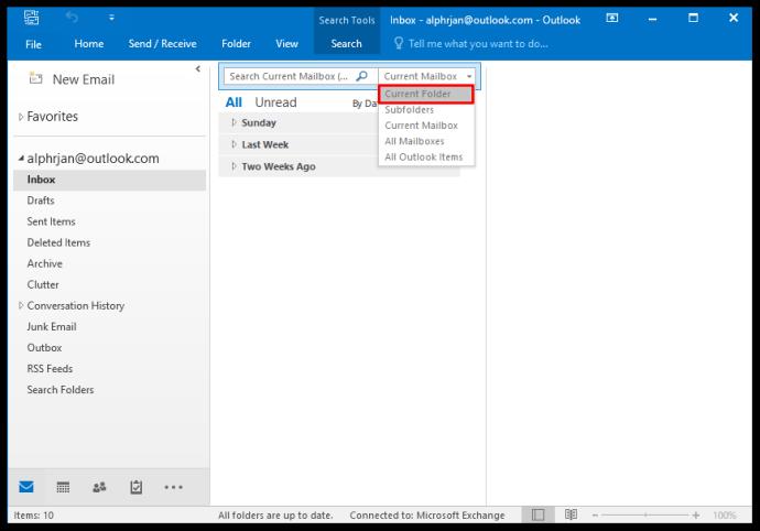 How To View All Mail In Outlook