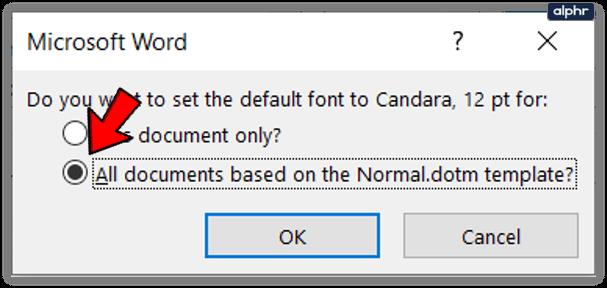 How To Change The Default Font In Microsoft Word