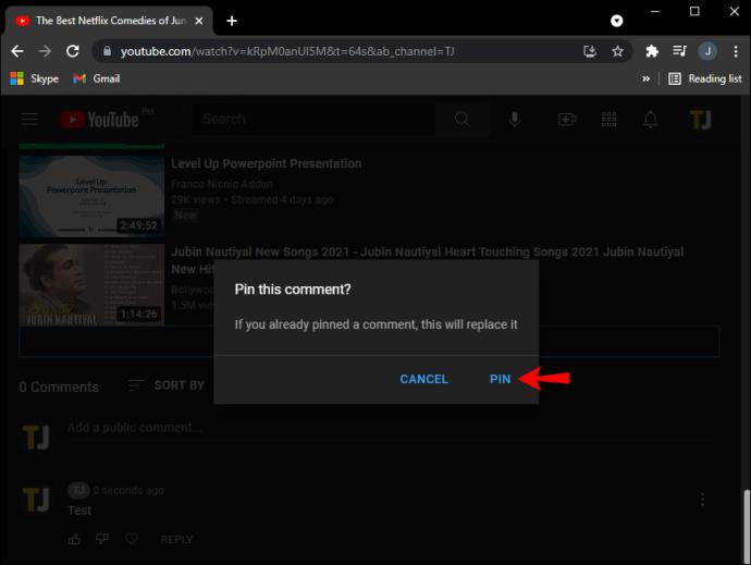 How To Pin A Comment On YouTube