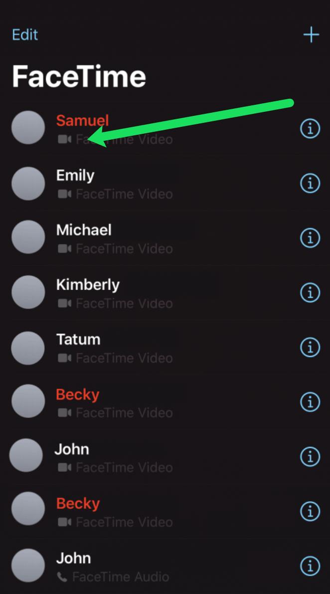 How To View FaceTime Call History On IPhone And IPad