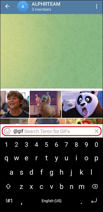 How To Add A GIF In Telegram