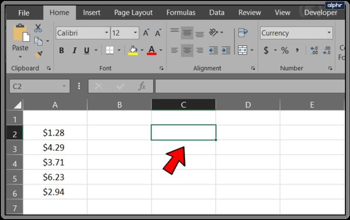 كيفية تحريك المنازل العشرية في Excel