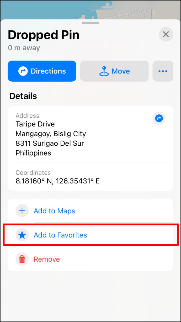 How To Drop Or Remove A Pin In Apple Maps