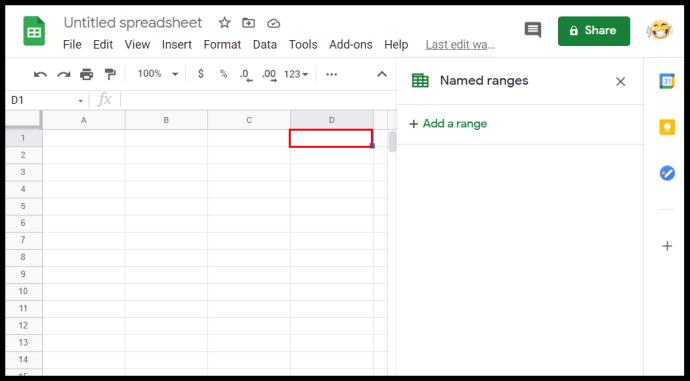 Comment calculer la plage dans Google Sheets