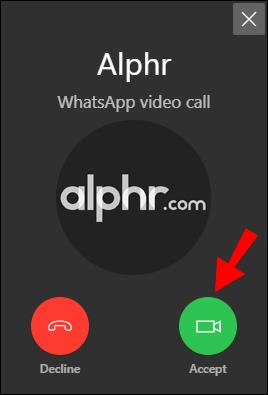 Comment faire un appel vidéo WhatsApp dans Windows 10