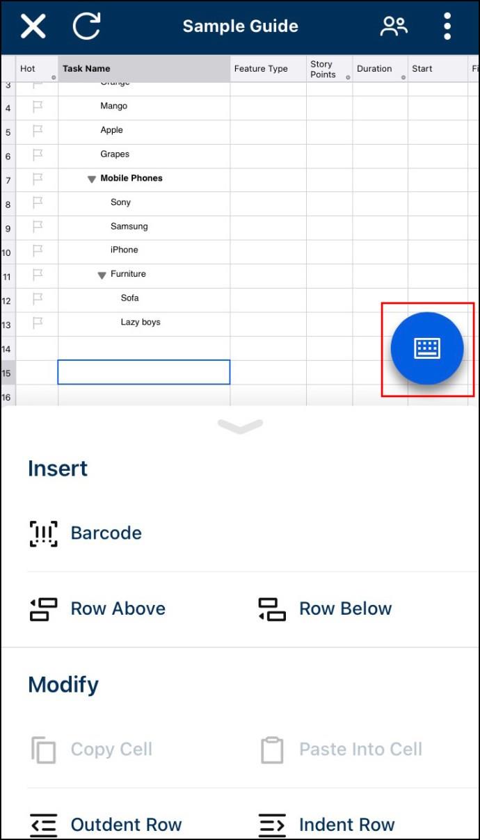 Comment ajouter une sous-tâche dans Smartsheet