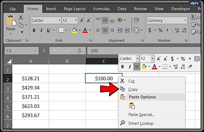 كيفية تحريك المنازل العشرية في Excel