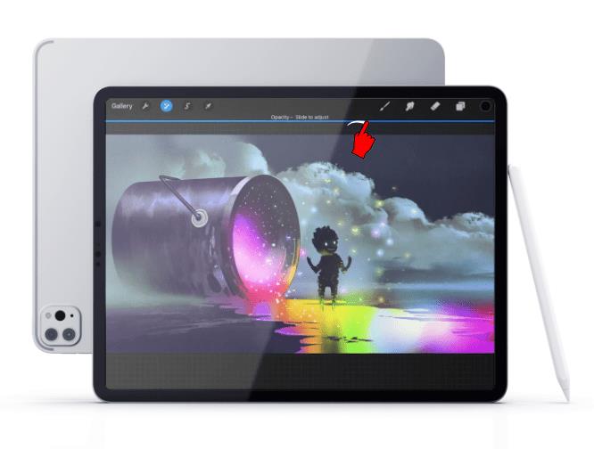 Comment changer l'opacité dans Procreate