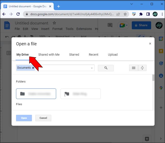 How To Open A DOCX File With Google Docs