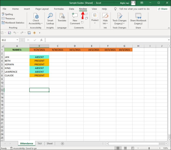 Comment supprimer les autorisations d'accès partagé pour quelqu'un dans un fichier Excel