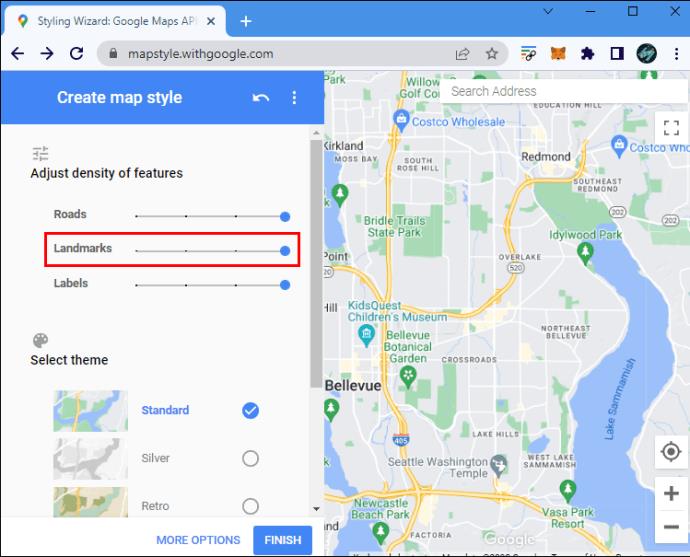 Comment désactiver les étiquettes dans Google Maps