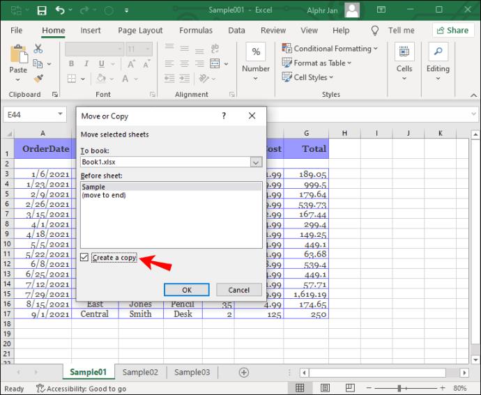 Comment copier une feuille dans un autre classeur dans Excel