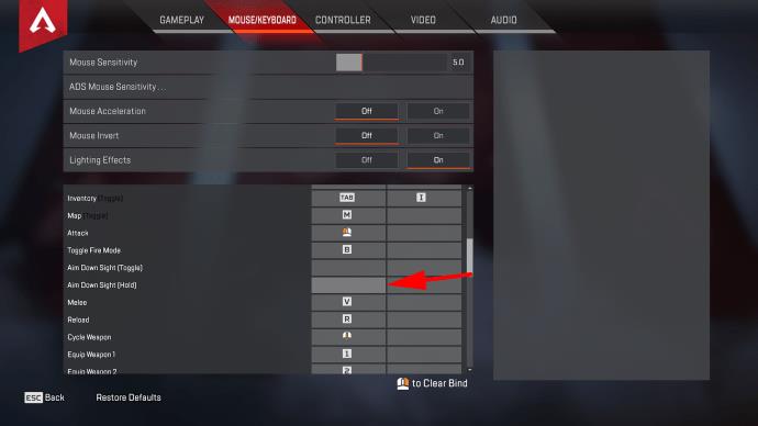 How To Turn Off Toggle Aim In Apex Legends