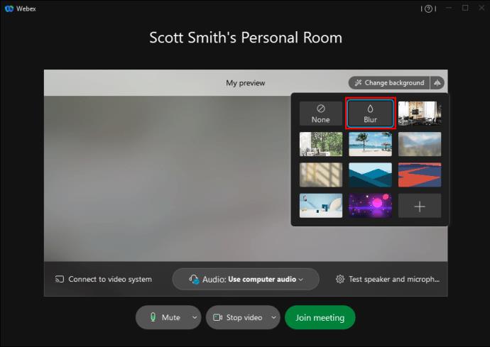 How To Change The Background In Webex