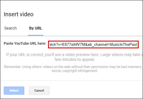 Cómo incrustar un video de YouTube en un documento de Google