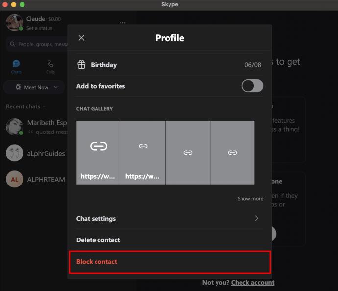 Como bloquear alguém no Skype em qualquer dispositivo