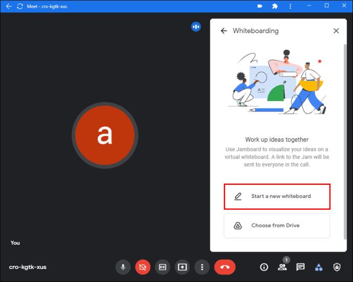 How To Use A Whiteboard In Google Meet