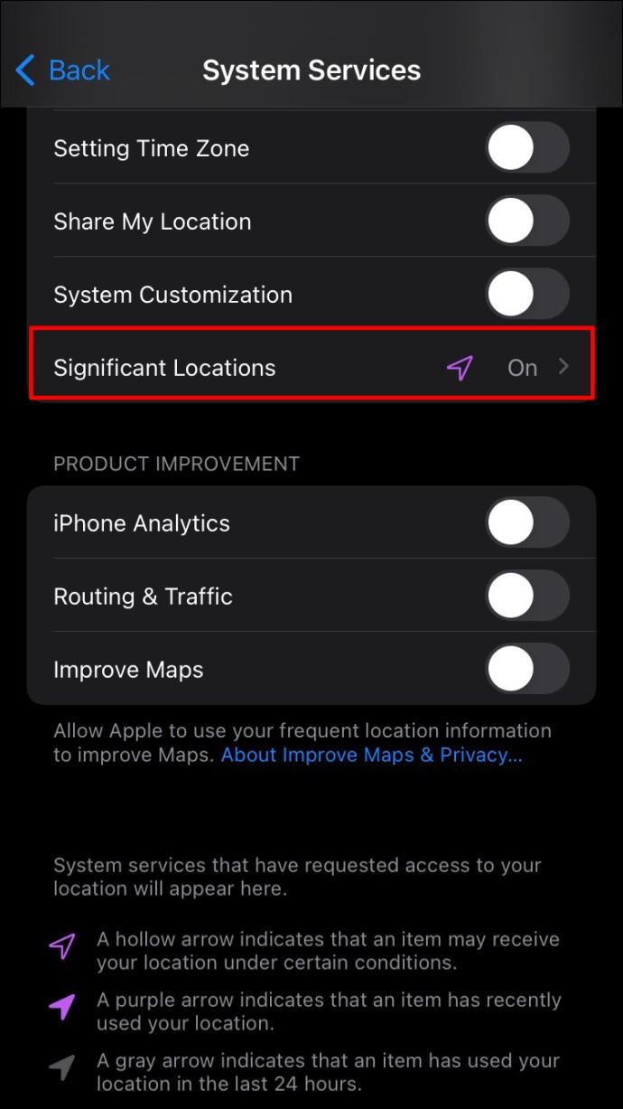 Come visualizzare la cronologia delle posizioni del mio iPhone