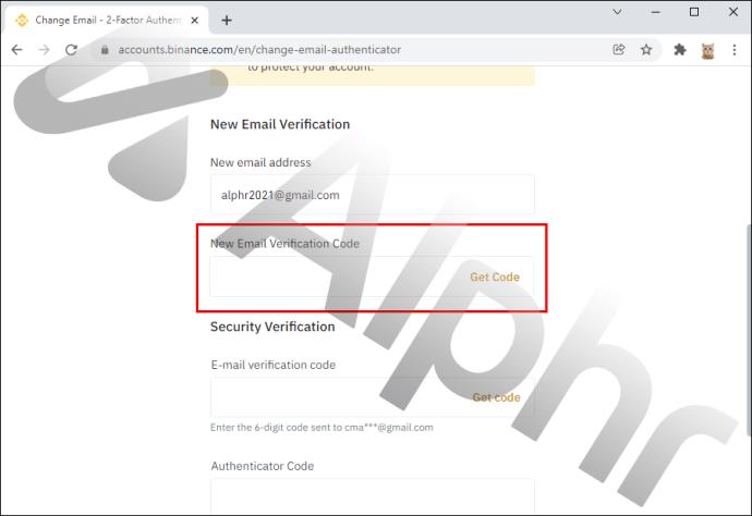 Como alterar seu endereço de e-mail na Binance