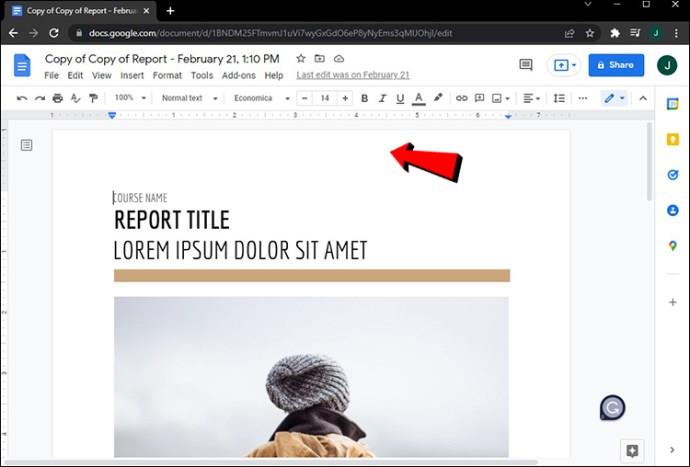 Comment créer différents en-têtes pour différentes pages dans Google Docs