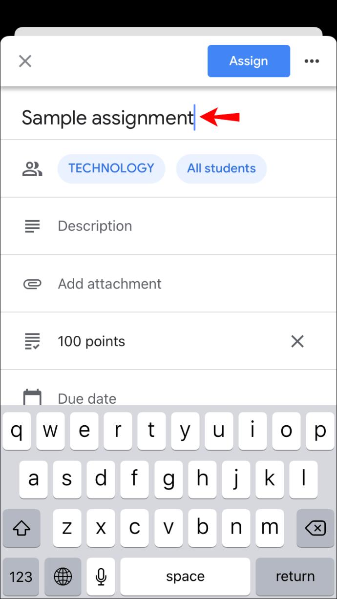 كيفية إنشاء واجب في Google Classroom