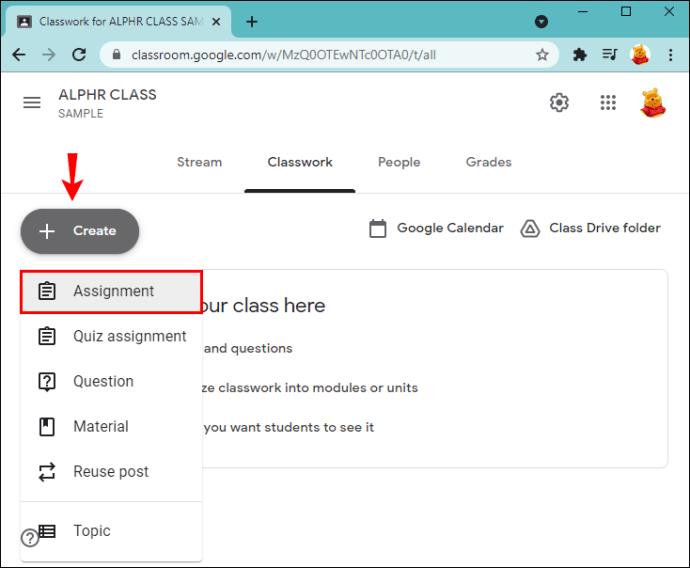 كيفية إنشاء واجب في Google Classroom