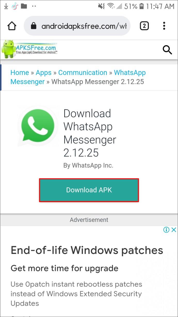 Comment désactiver les appels dans WhatsApp