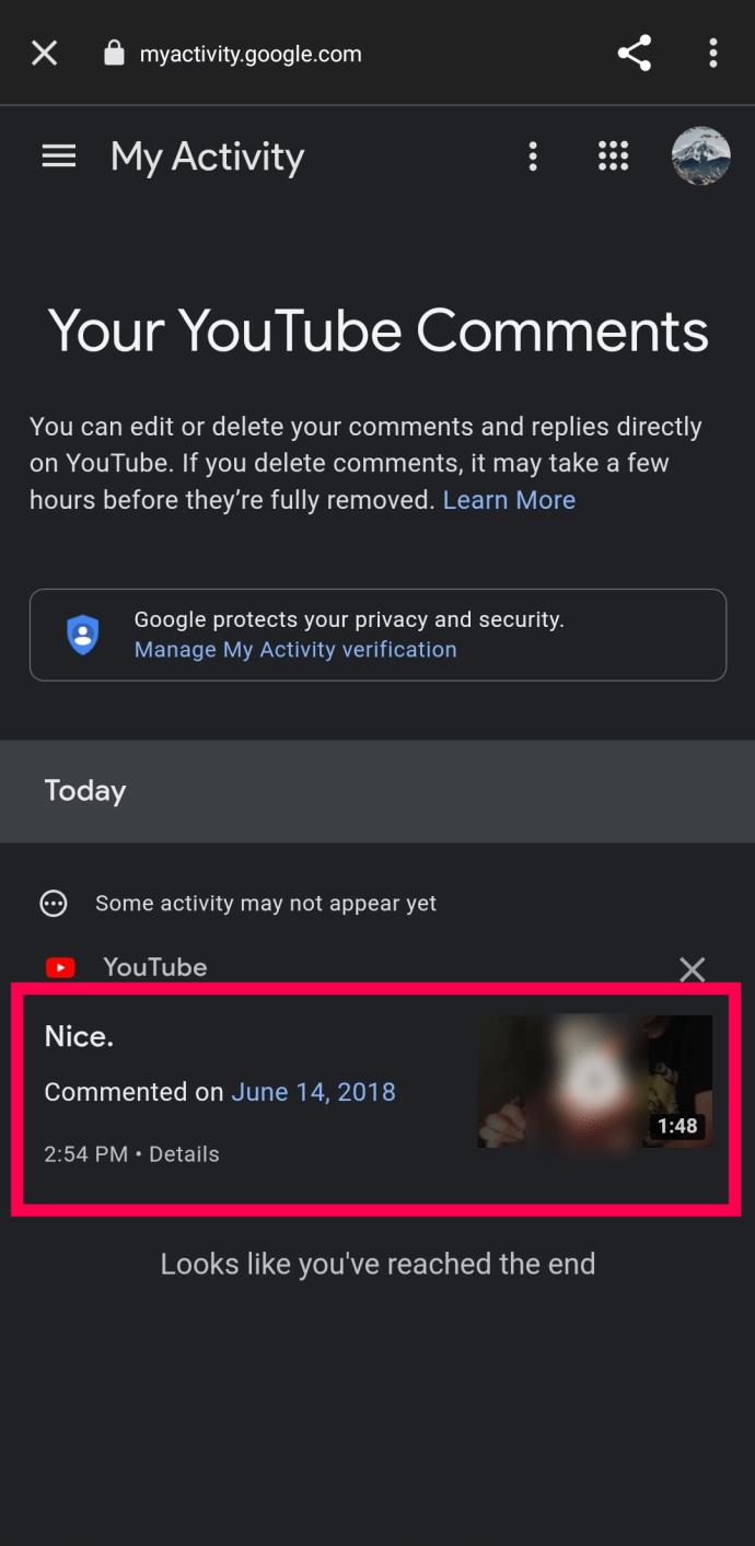 How To View Your YouTube Comment History