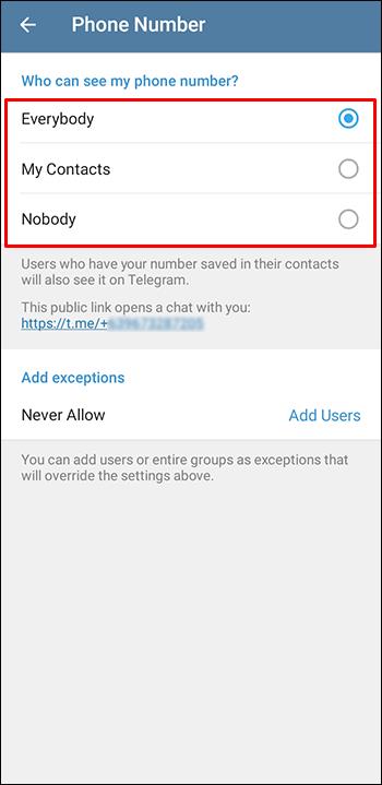 Comment bloquer le spam dans Telegram