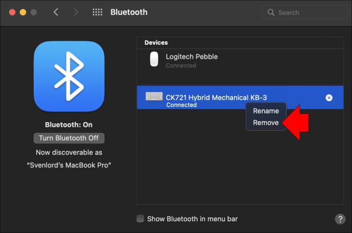 Comment déconnecter un clavier Bluetooth d'un Mac