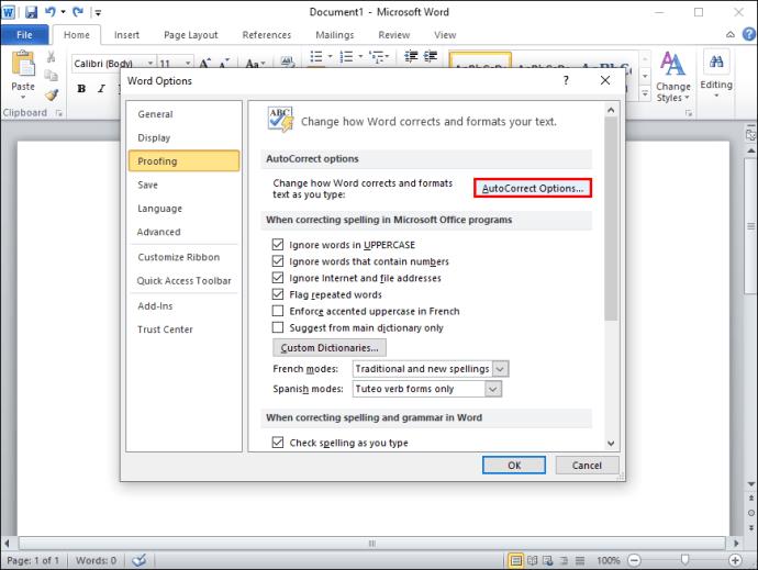 How To Turn Off AutoCorrect In Microsoft Word