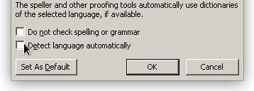 Comment empêcher Microsoft Word de changer la langue du correcteur orthographique