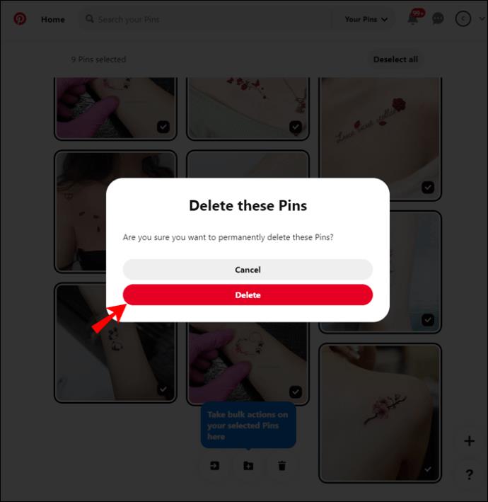 How To Delete All Pins In Pinterest