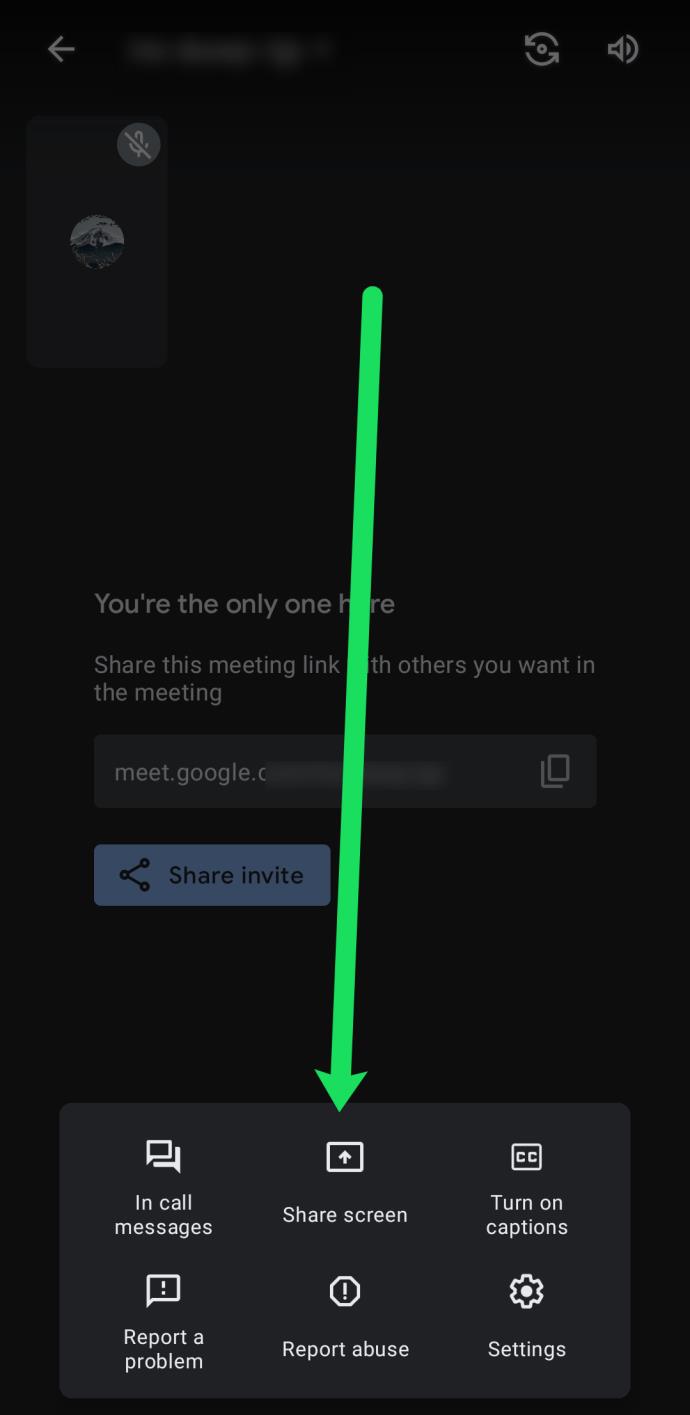 Comment partager l'écran dans Google Meet