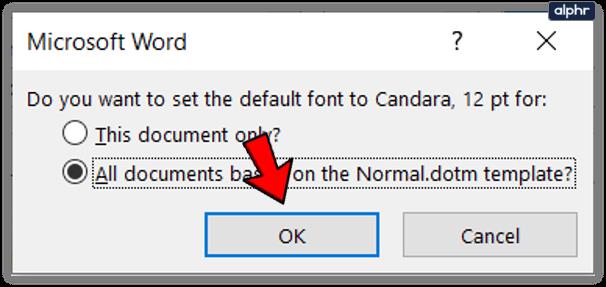 How To Change The Default Font In Microsoft Word