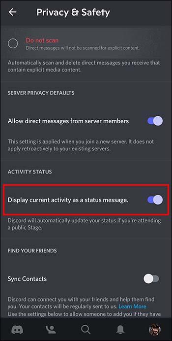 How To Hide Game Activity In Discord